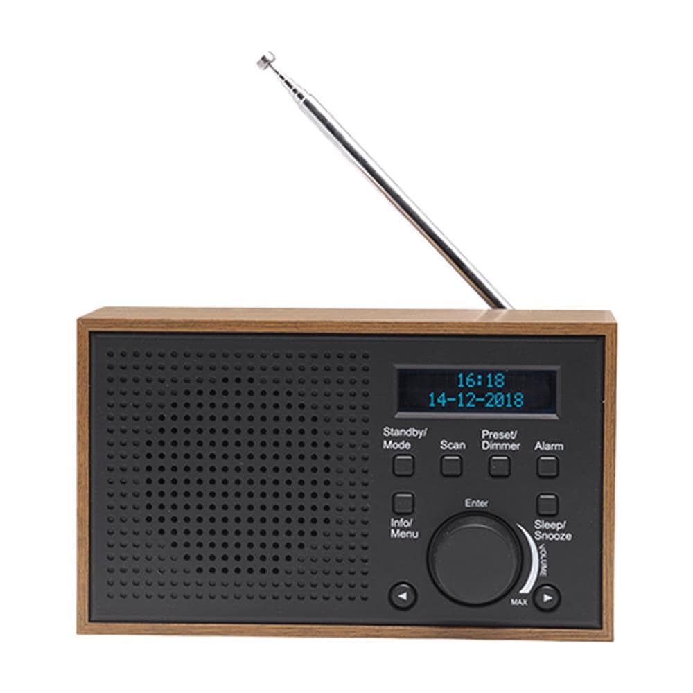 Denver DAB-46DARK GREY radio Internet Analogico e digitale Nero, Marrone - Foto 2