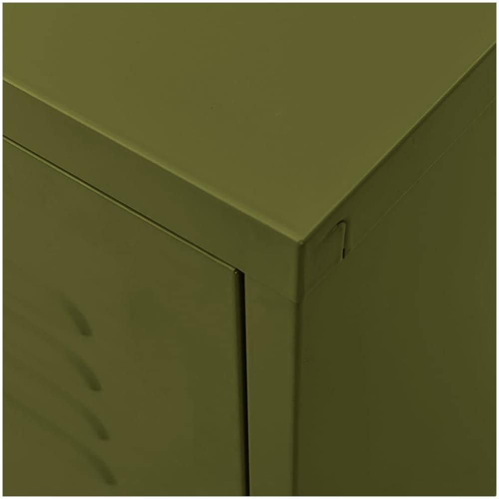 Mobile Tv Verde Oliva 105x35x50 Cm In Acciaio - Foto 3