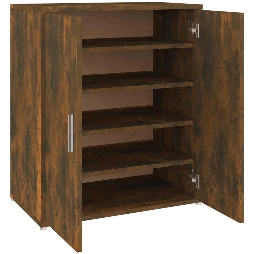 Scarpiera Rovere Fumo 60x35x70 Cm In Legno Multistrato - Foto 2