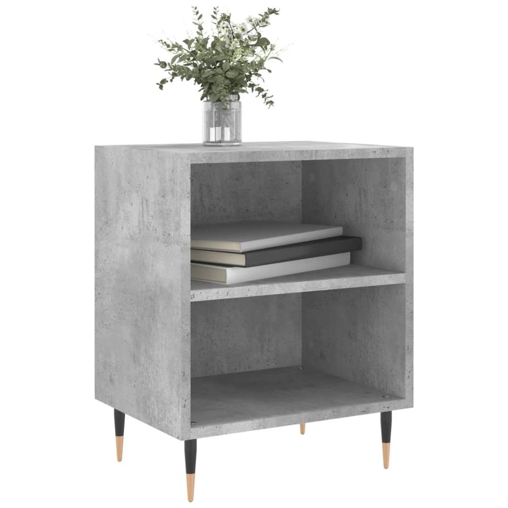 Comodini 2 Pz Grigio Cemento 40x30x50 Cm In Legno Multistrato - Foto 2