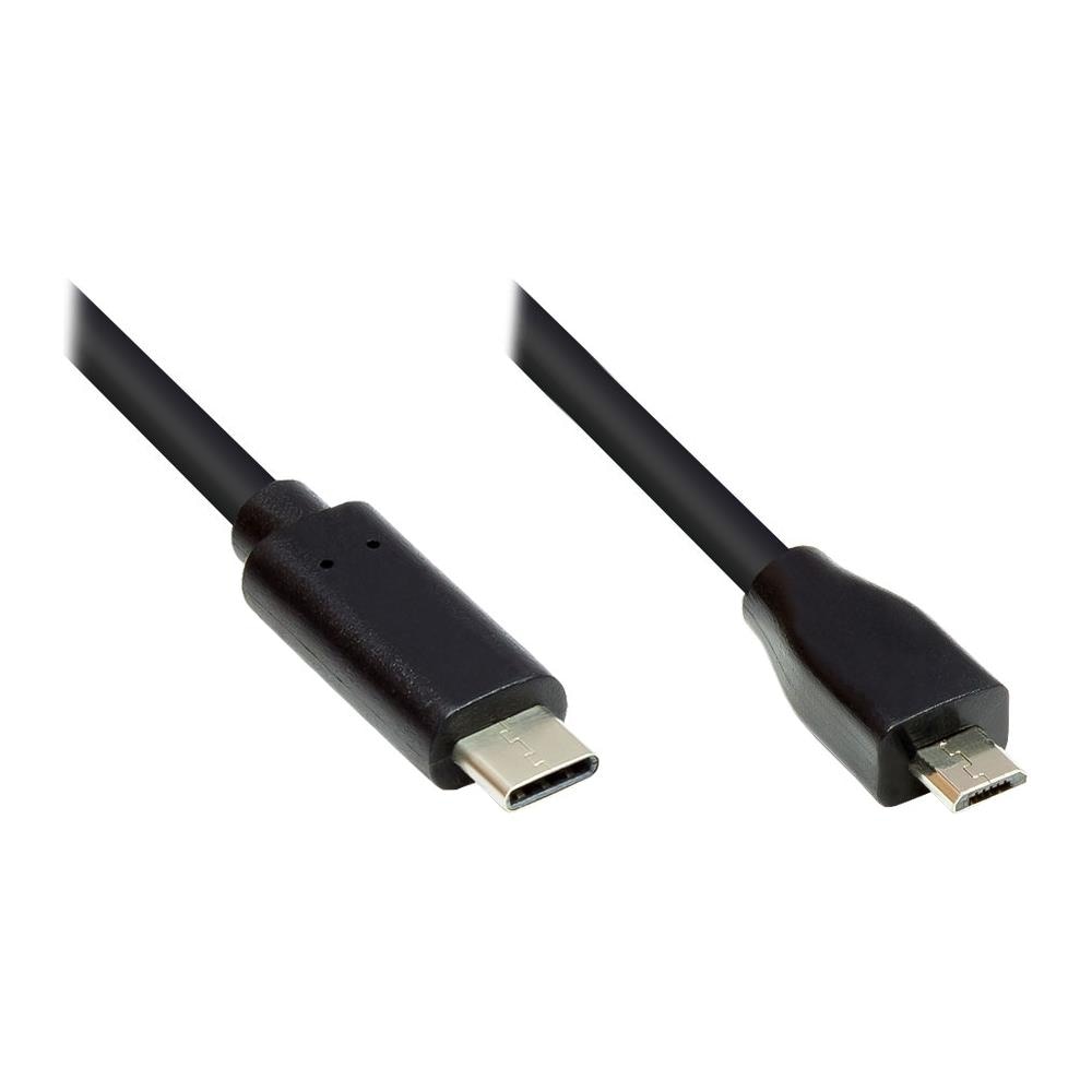 Alcasa Gc-m0125 Cavo Usb 5 M Usb 2.0 Usb C Micro-usb B Nero - Foto 1