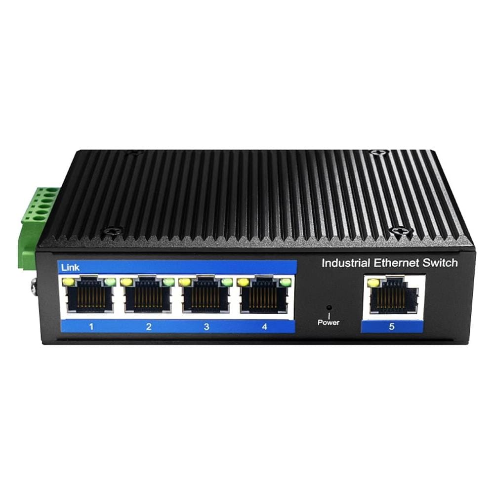 Switch Industriale IG1005 Gigabit con 5 Porte Colore Nero - Foto 1