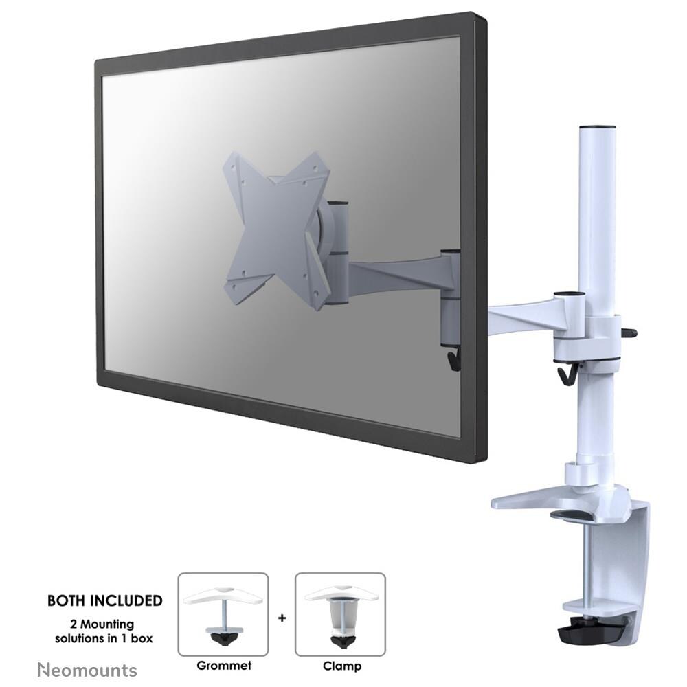 FPMA-D1330WHITE Supporto da Scrivania per Monitor - Foto 1