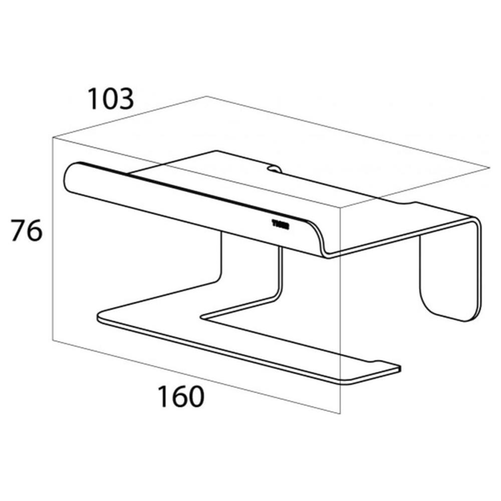 Porta Carta Igienica Con Mensola Colar Cromato 1314230346 - Foto 7
