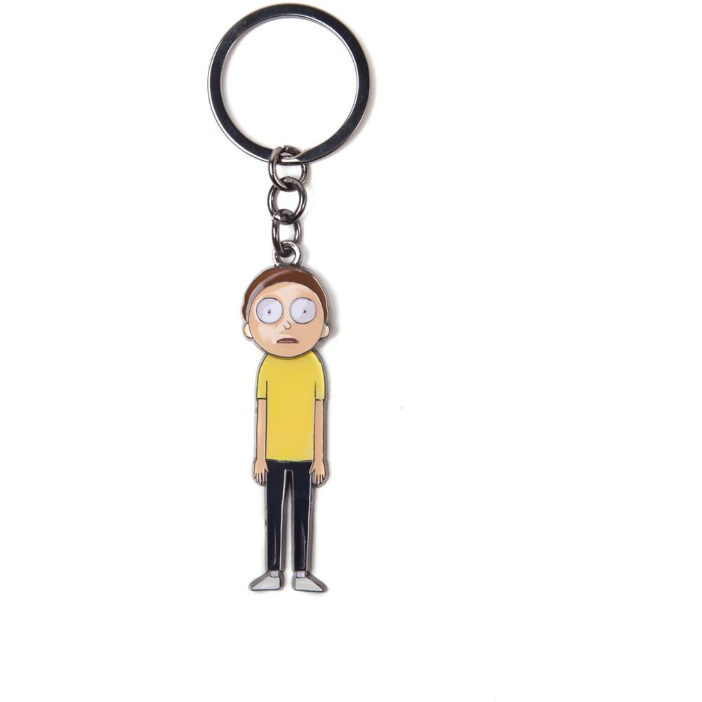 Rick And Morty: Morty With Movable Head Metal Multicolor (portachiavi) - Foto 1