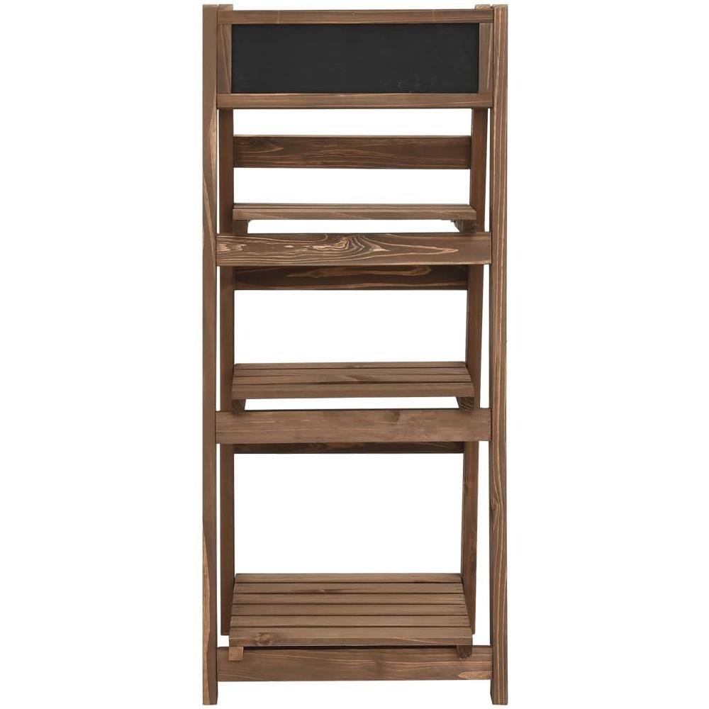 Piedistallo Piante 3 Livelli Con Lavagna 40x30x90cm Legno Abete - Foto 2
