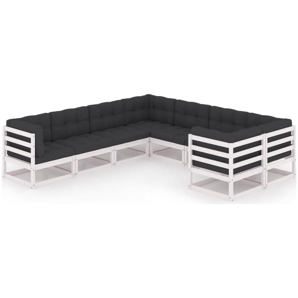 DIVANO DA GIARDINO VIDAXL 5 pz con Cuscini Beige in Polyrattan | 3261838