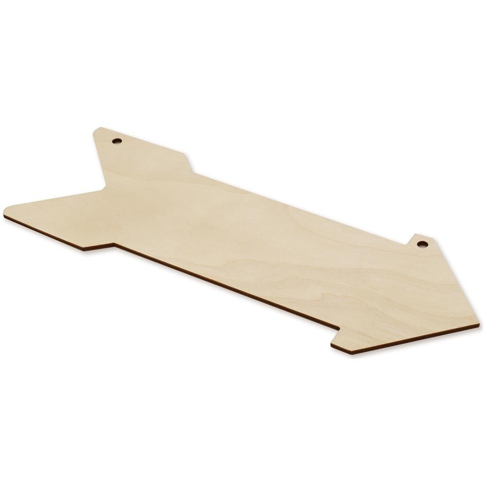 5 X Ciondolo Freccia, Dardo | Ritagli In Legno Compensato | 30 X 11 Cm | Forme Non Dipinte | Perfette Per Dipingere, Decorare, Decoupage O Come Regalo - Foto 2