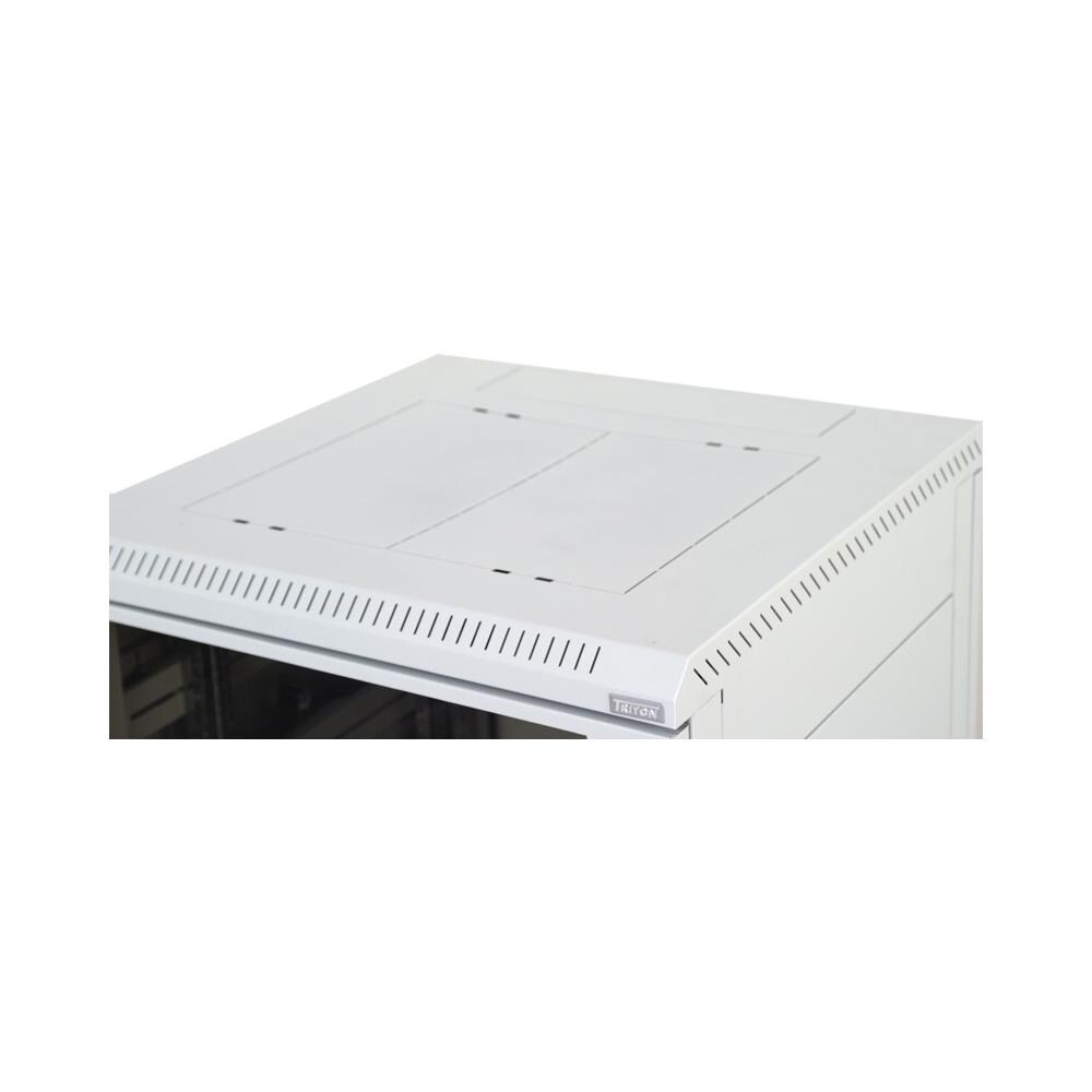 19" Delta S rack 18U / 600x600, glass grey, Libera installazione, Grigio, 600 x 600 x 900 mm - Foto 3