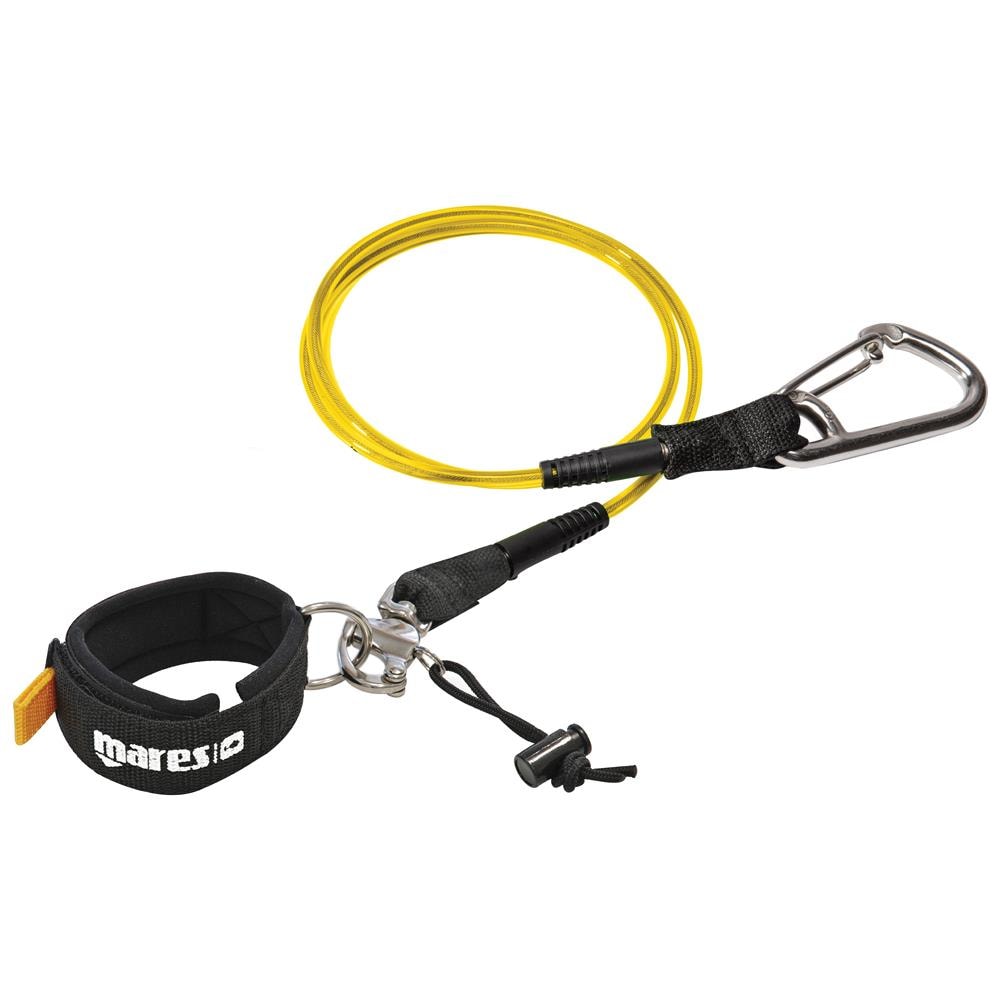 Cavetto Da Apnea Con Moschettone Sul Bracciale Nero - Foto 1