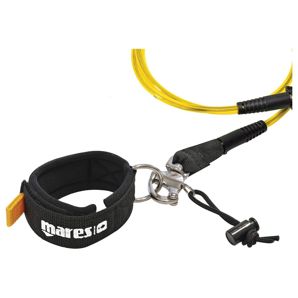 Cavetto Da Apnea Con Moschettone Sul Bracciale Nero - Foto 2