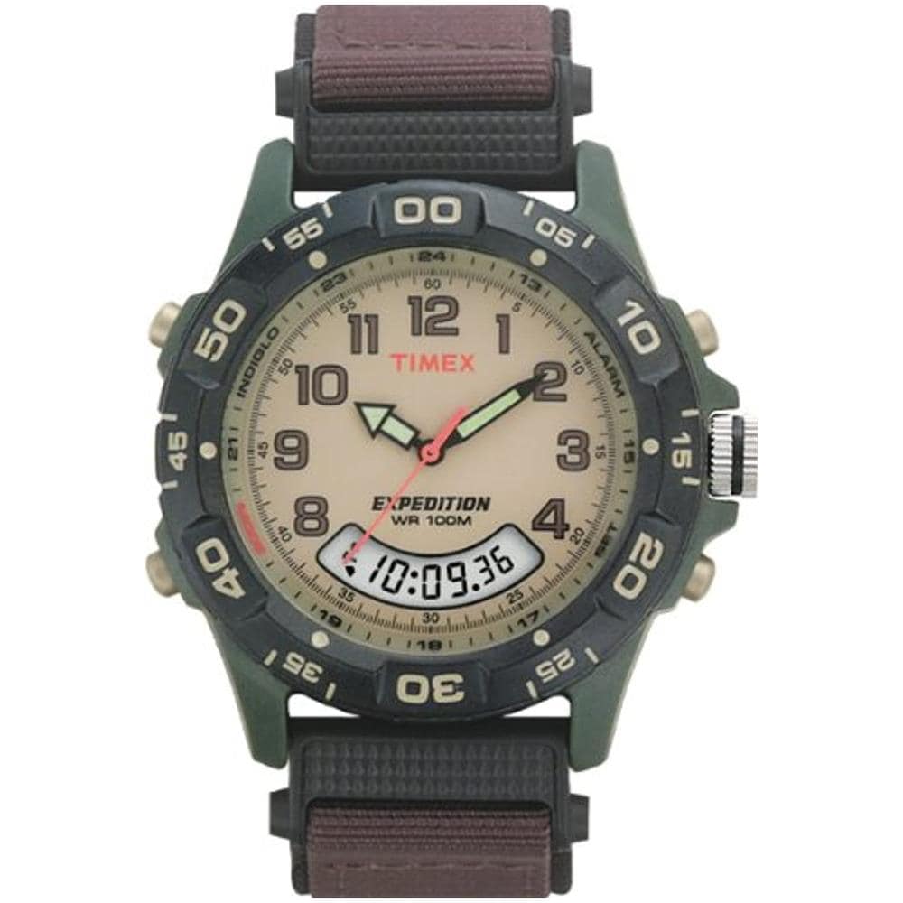T45181su Orologio Analogico Digitale Da Polso Da Uomo, Marrone - Foto 1
