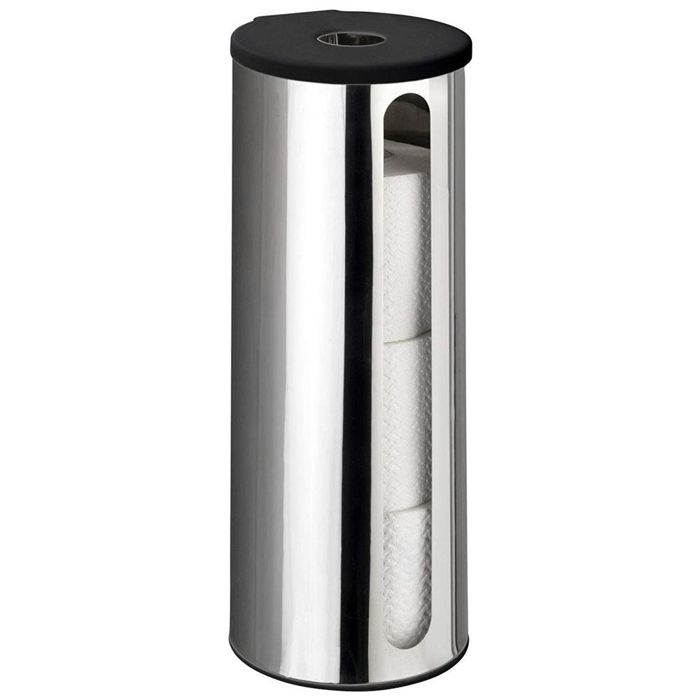 Contenitore Per Rotoli Di Carta Igienica Di Ricambio, Vassoio In Acciaio Detroit - Wenko - Foto 1