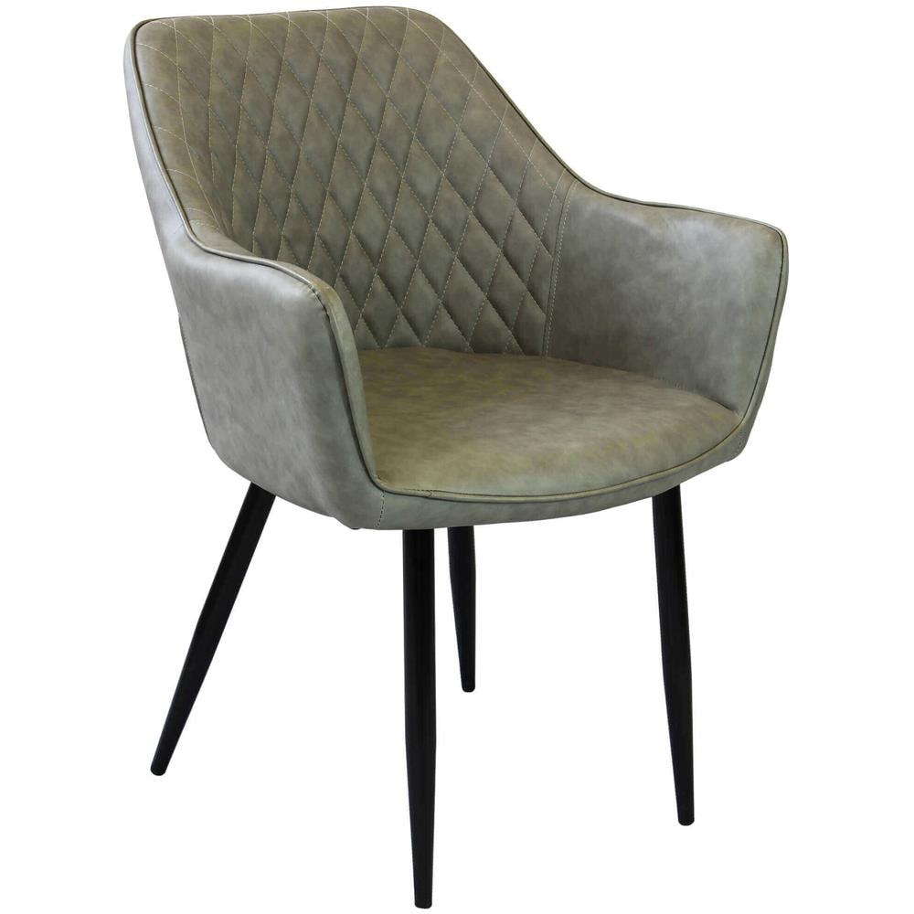 Sandy - Poltrona Imbottita Per Sala Da Pranzo In Ecopelle - Foto 1