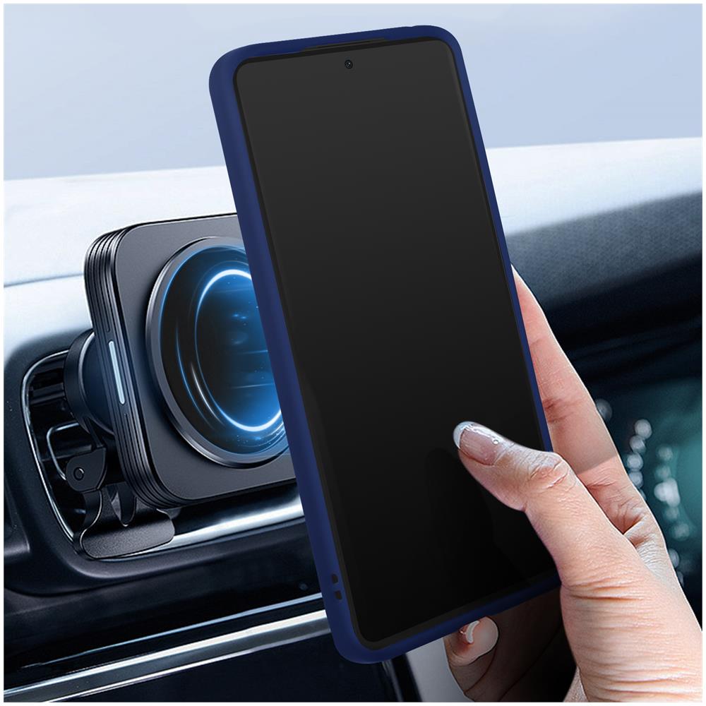 Cover Per Honor 90 Anello Metallico Supporto Bordo Blu - Foto 2