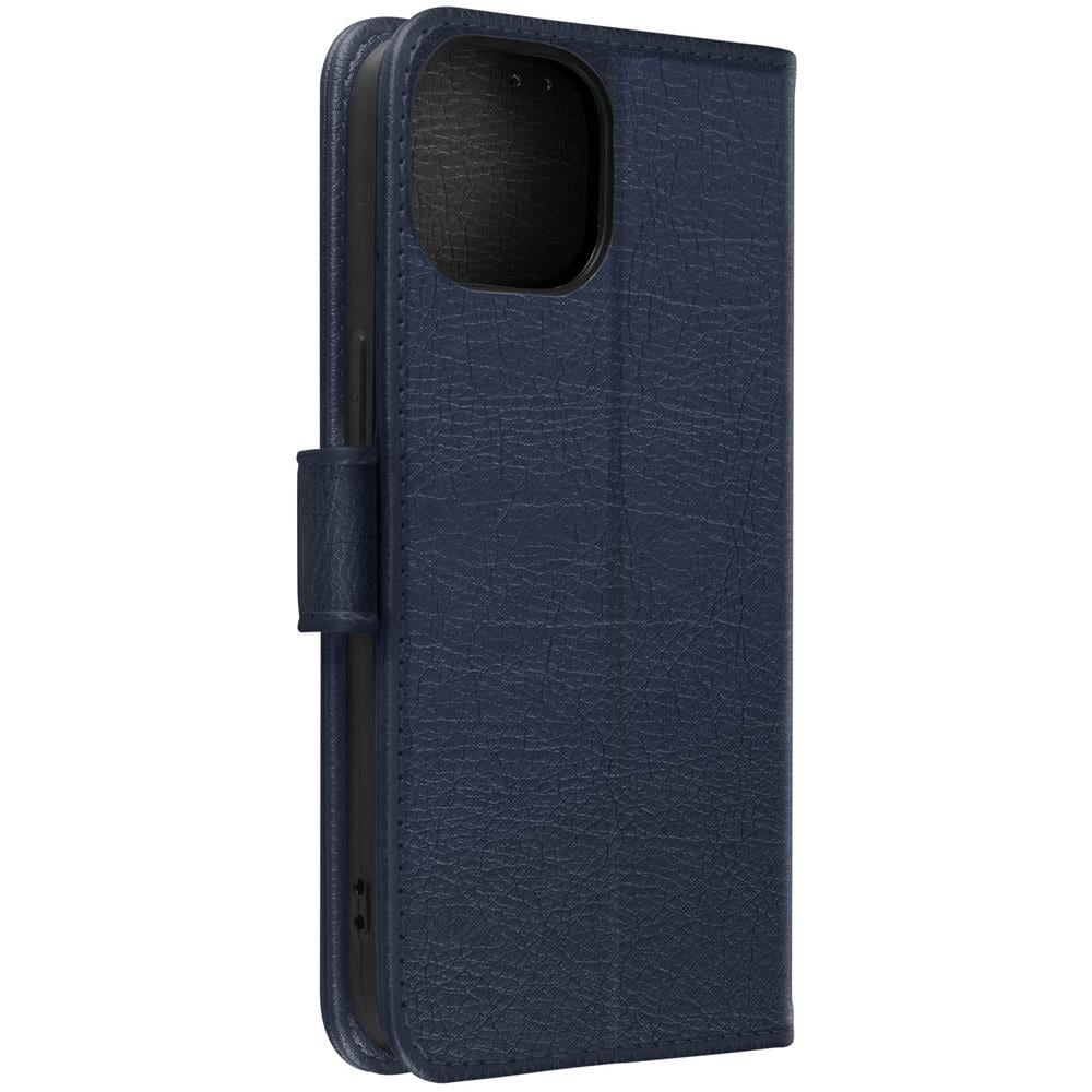 Custodia Per Iphone 15 Pro Copertina Portacarte Funzione Supporto Blu - Foto 15