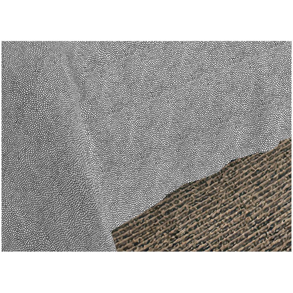 Completo Lenzuola Letto Camera In 100% Cotone Made Italy Vari Disegni Rp 2 Piazze Benedetta Nero - Foto 5