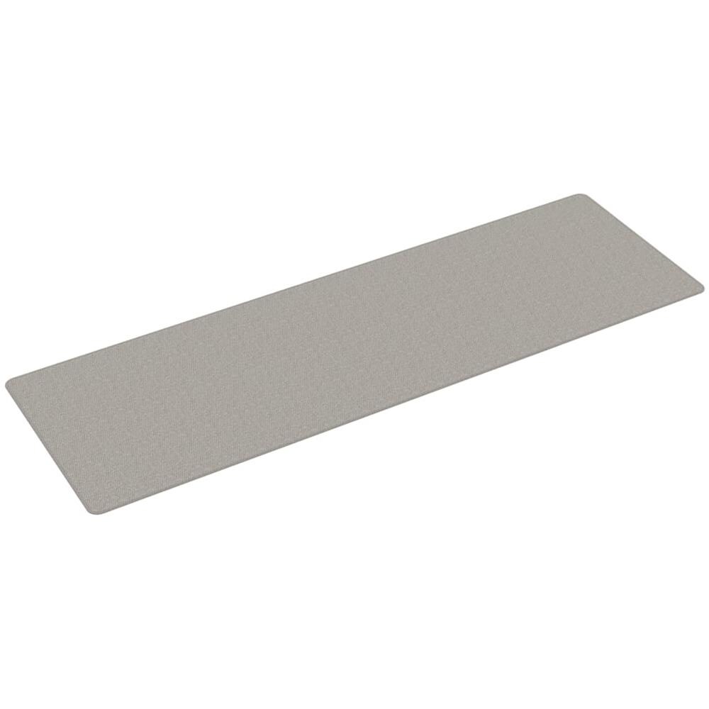 Tappeto Corsia Aspetto Sisal Tortora 80x250 Cm - Foto 2