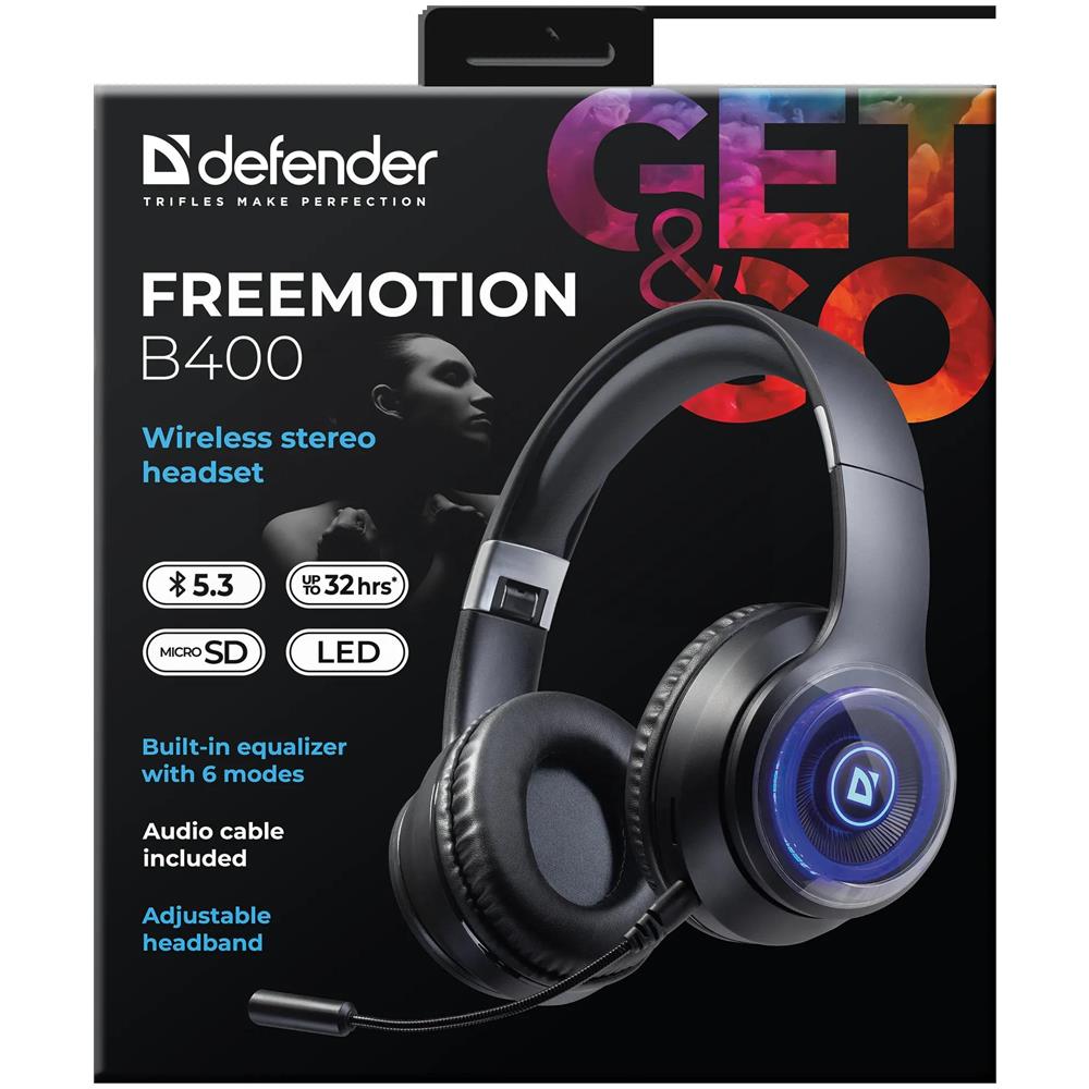 FreeMotion B400 Cuffie Con cavo e senza cavo A Padiglione Chiamate /Musica /Sport /Tutti i giorni USB tipo-C Bluetooth Nero - Foto 11