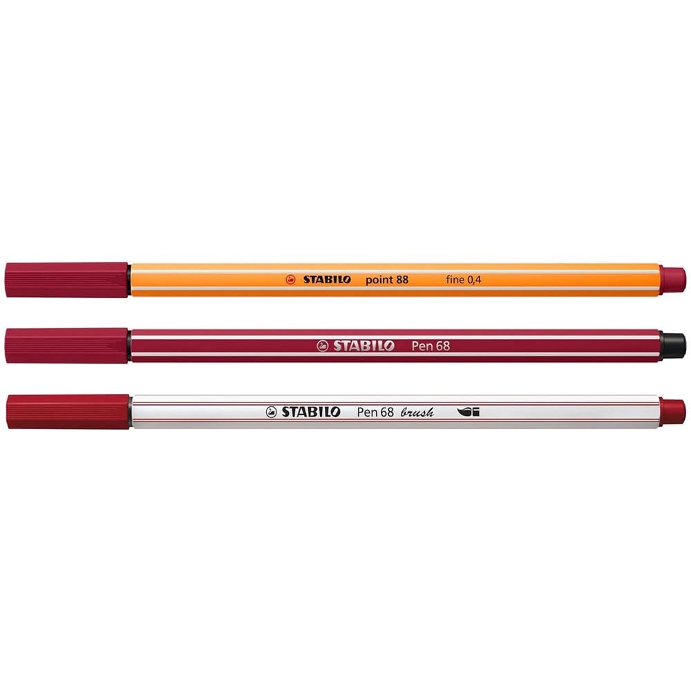 ARTY Creative Set - Set Creativo - Scatola in metallo da 30 - 10 fineliner point 88 + 10 pennarelli Premium Pen 68 + 10 pennarelli Pen 68 brush - Foto 2