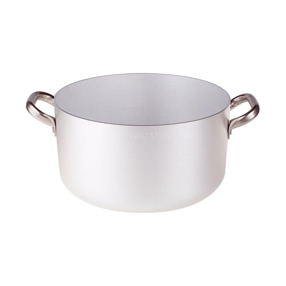 Casseruola Alta 2 Maniglie Diametro 24 cm - Linea Alluminio 3 mm - Foto 3