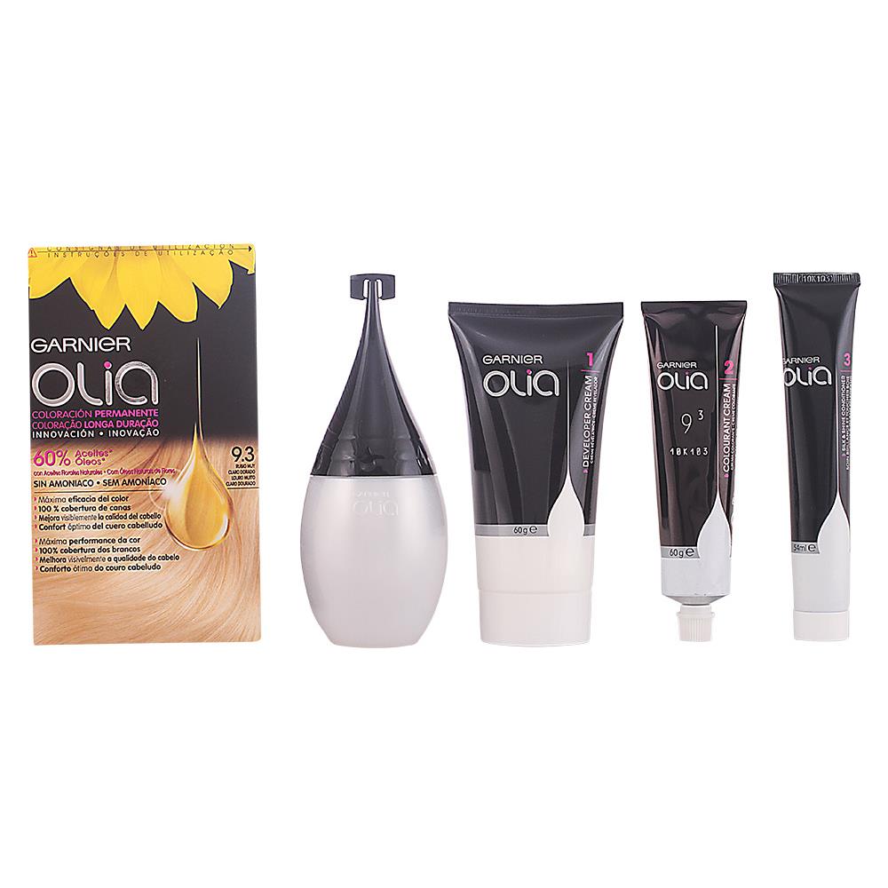 Olia Coloración Permanente 9,3 Rubio Mu Y Claro Dorado 4 Pz - Foto 1