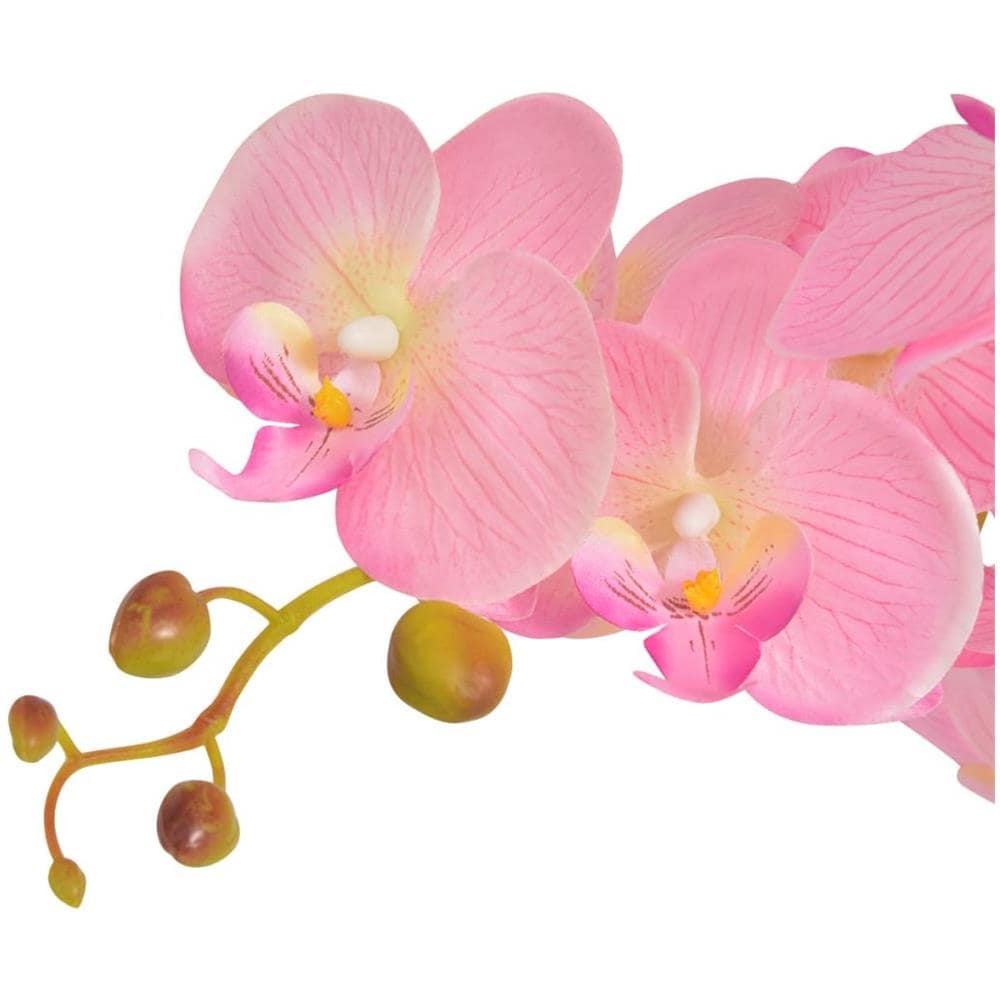 Orchidea Artificiale Con Vaso 75 Cm Rosa - Foto 2