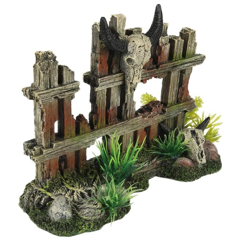 Recinzione Con Corna 19,2x7,5x13,5 Cm In Poliresina - Foto 1