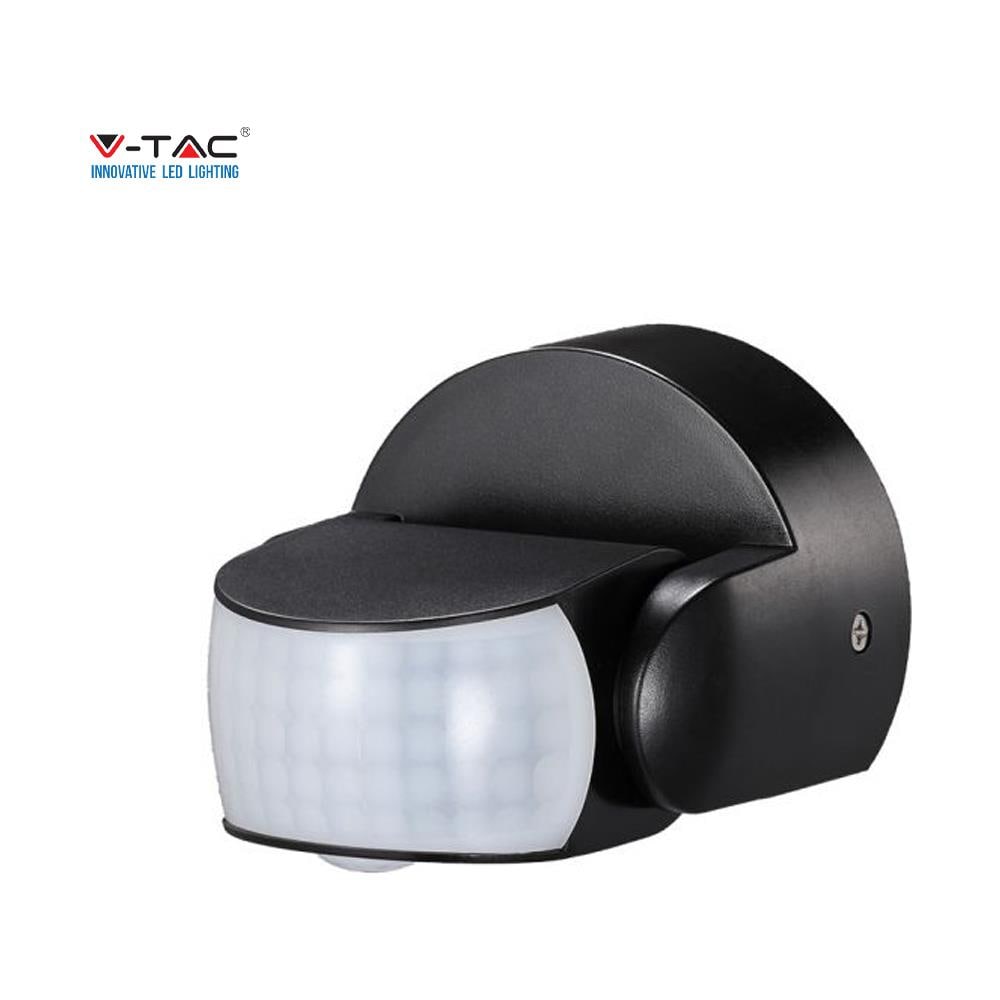 V-tac Vt-8093 Sensore Di Movimento A Infrarossi Ir + Crepuscolare Nero Regolabile Ip65 - Sku 6610 - Foto 2