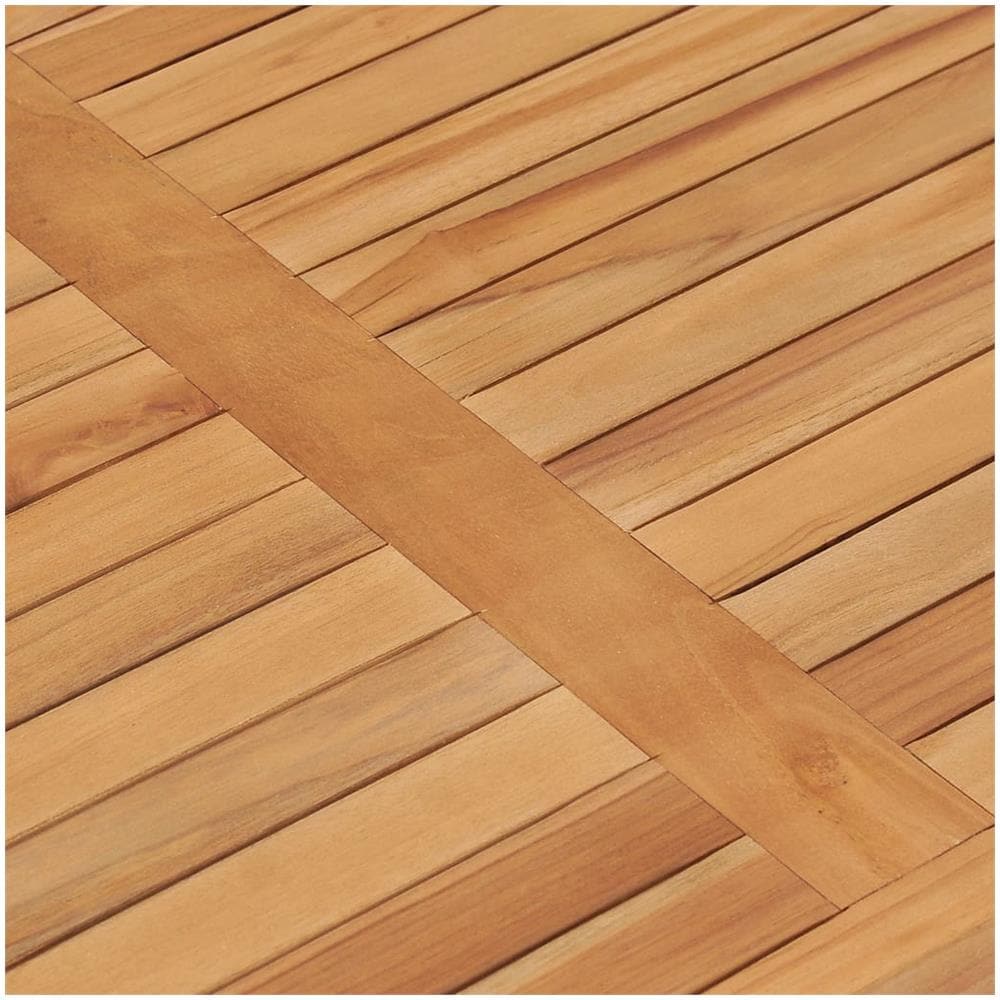 Tavolo Da Pranzo Per Giardino 120x70x77 Cm In Massello Di Teak - Foto 2