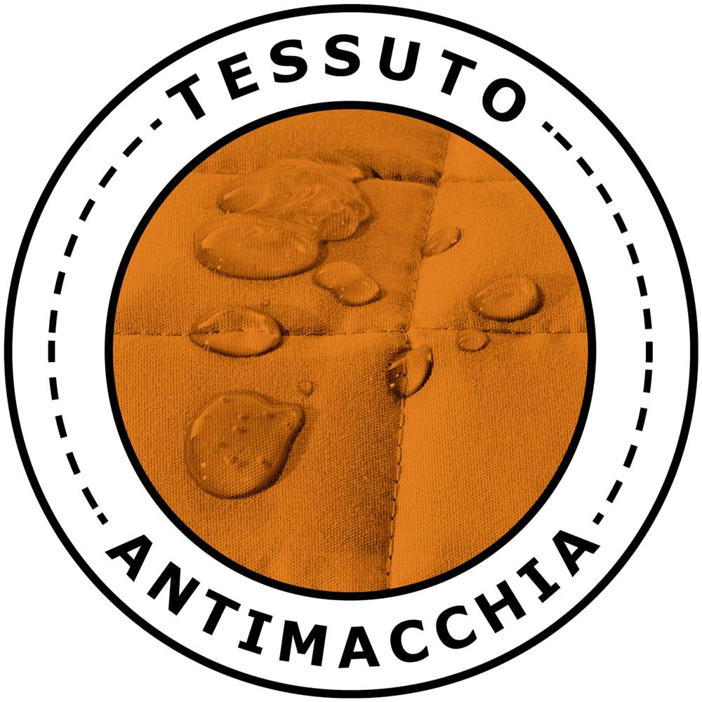 Copridivano Antimacchia - Salvadivano Trapuntato Double Face - 4 Posti Per Seduta Da 230 A 255 Cm - Arancio Chiaro / arancio Scuro - Foto 6