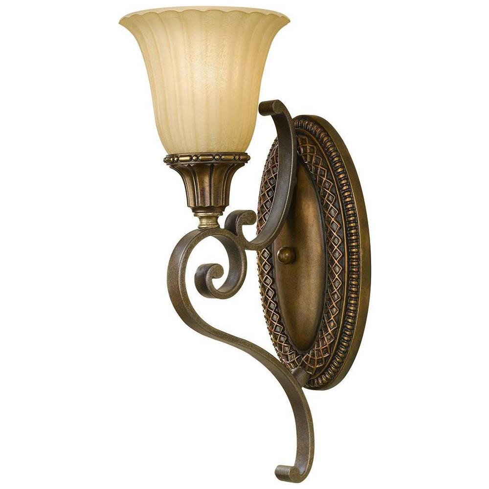 Applique Da Interno A 1 Luce Oro, Bronzo, E27 - Foto 1