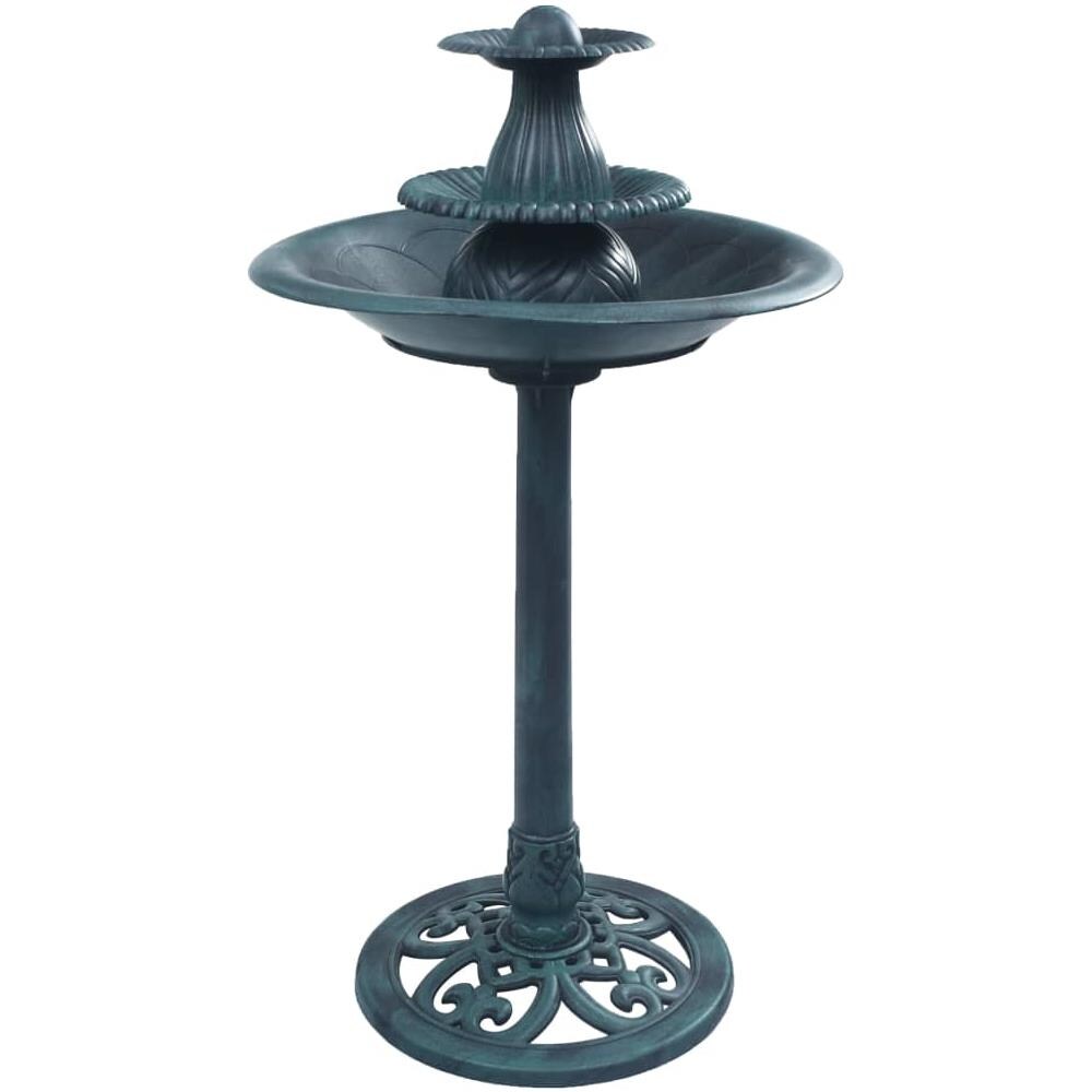 Vasca Da Bagno Per Uccelli Con Fontana Verde 50x91 Cm In Plastica - Foto 3