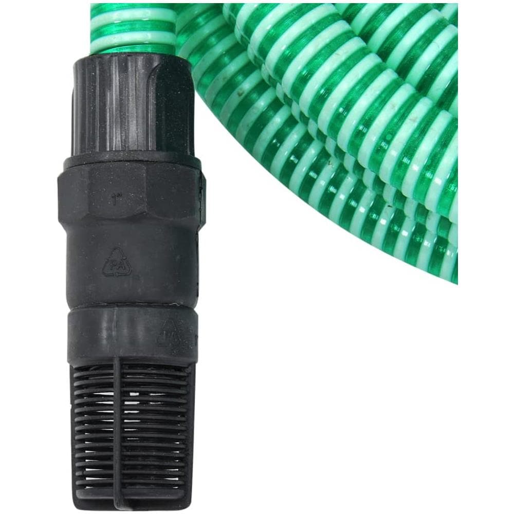 Tubo di Aspirazione con Connettori in PVC 7 m 22 mm Verde - Foto 3