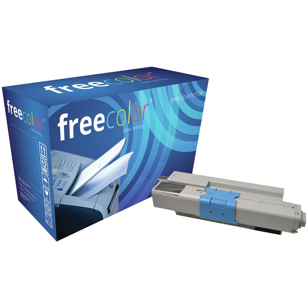Freecolor OC301K-FRC, Toner, Nero, Laser, OKI, MC 342 DNW, MC342W, MC 332 DN, C301, C 301 DN, MC342, MC 342 DN, C 321 DN, C321 - Foto 1