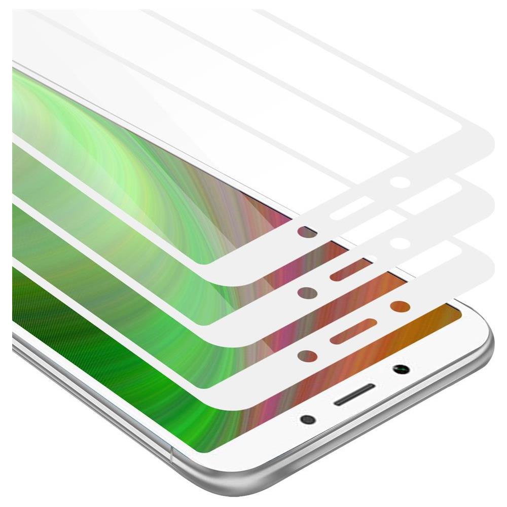3x Pellicola Armatura A Schermo Intero Compatibile Con Xiaomi Redmi 6 In Trasparente Con Bianco - 3x Vetro Temperato (tempered) Di Protezione Del Display In Durezza 9h Con 3d Touch - Foto 1