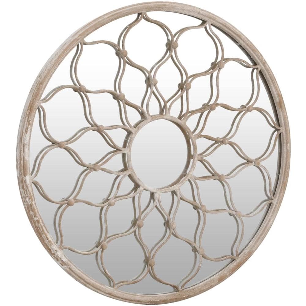 Specchio Da Giardino Sabbia 40x3 Cm In Ferro Rotondo Da Esterno - Foto 3