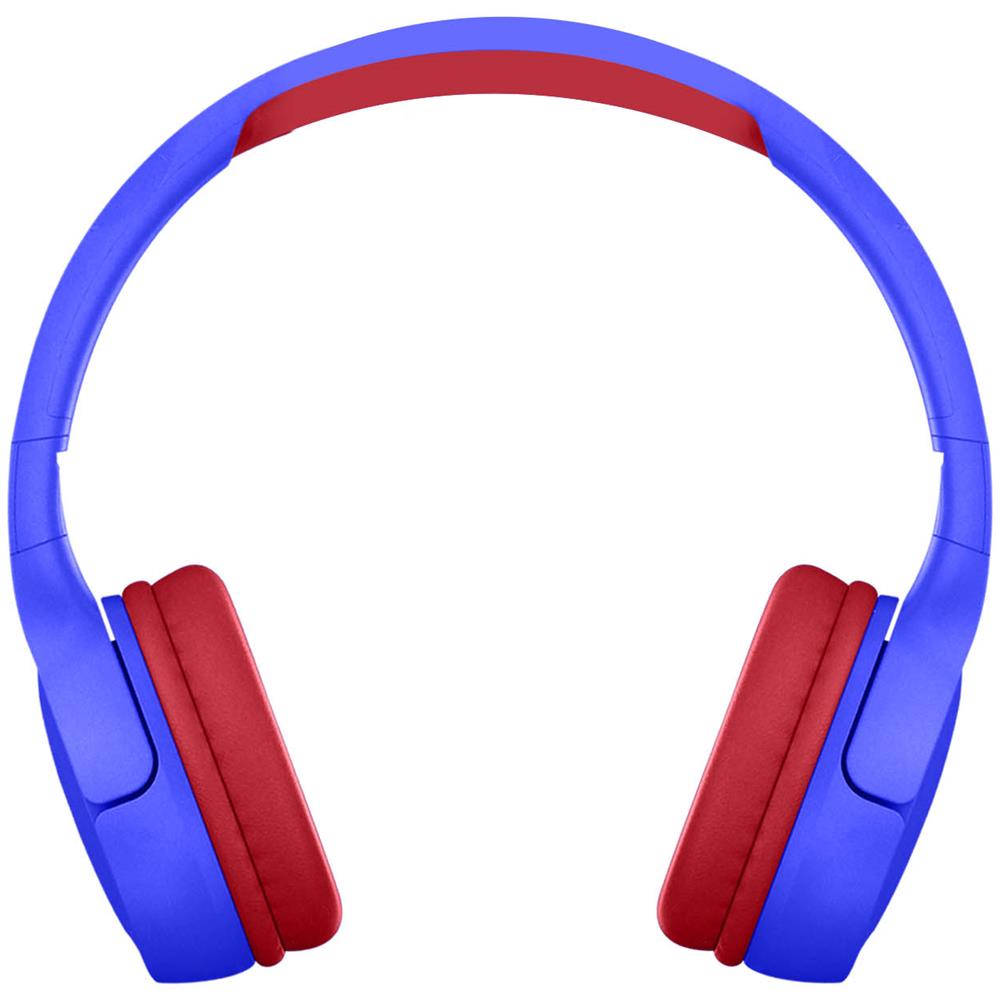 Cuffie Bluetooth 5.1 Per Bambini Autonomia 8 Ore Pieghevoli Blu / Rosso - Foto 2