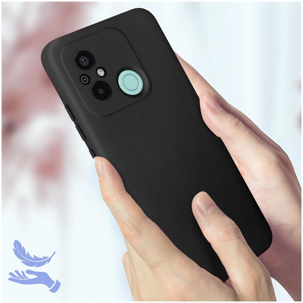 Cover Per Xiaomi Redmi 12c Semi-rigida Soft-touch Fast Cover Nera - Foto 5