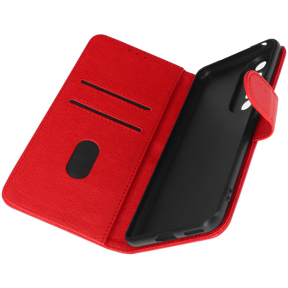 Custodia Per Honor 90 Copertina Portacarte Funzione Supporto Rossa - Foto 2