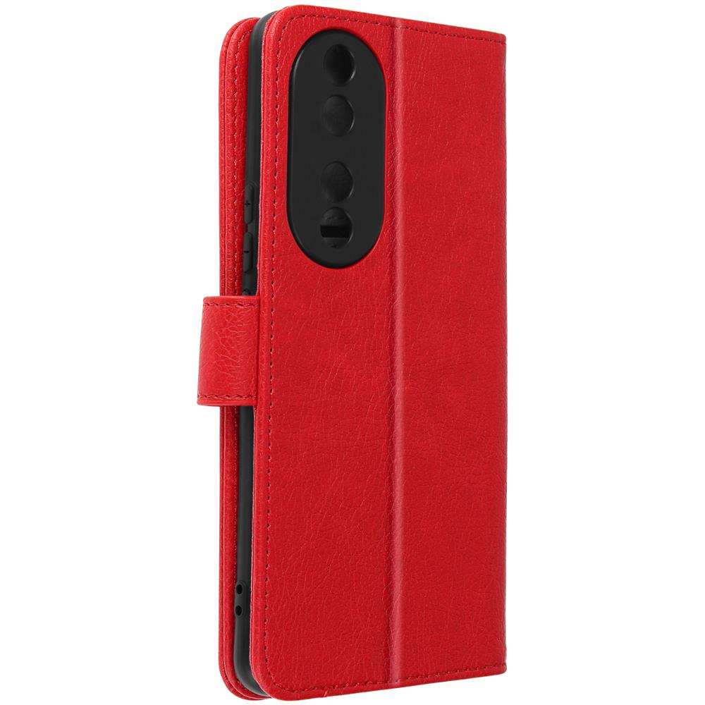 Custodia Per Honor 90 Copertina Portacarte Funzione Supporto Rossa - Foto 1