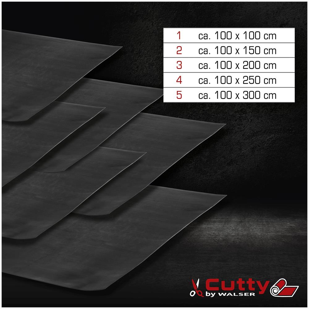 Tappetino Per Auto Saturn Costola Fine 100x250 Cm Universale Nero - Foto 6