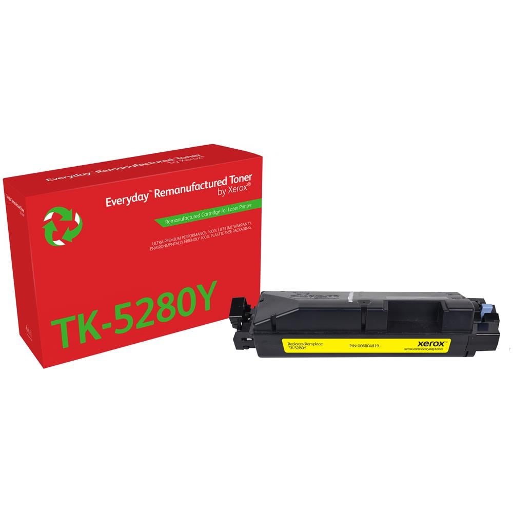TONER RIGENERATO - Everyday  Everyday™ di Xerox Giallo compatibile con Kyocera TK-5280Y, Capacità standard - Foto 1