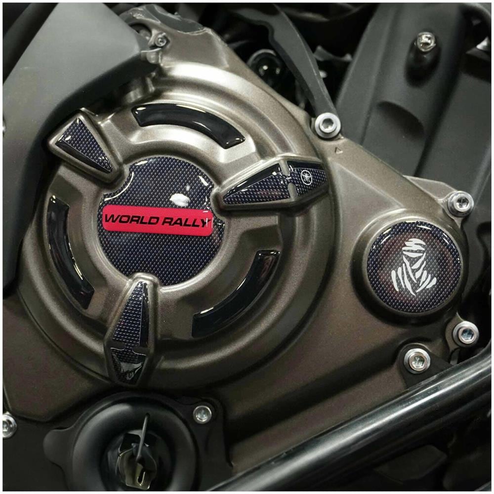 Adesivi 3D Protezioni Carter Compatibili Con Yamaha Tenere 700 World Rally - Foto 2