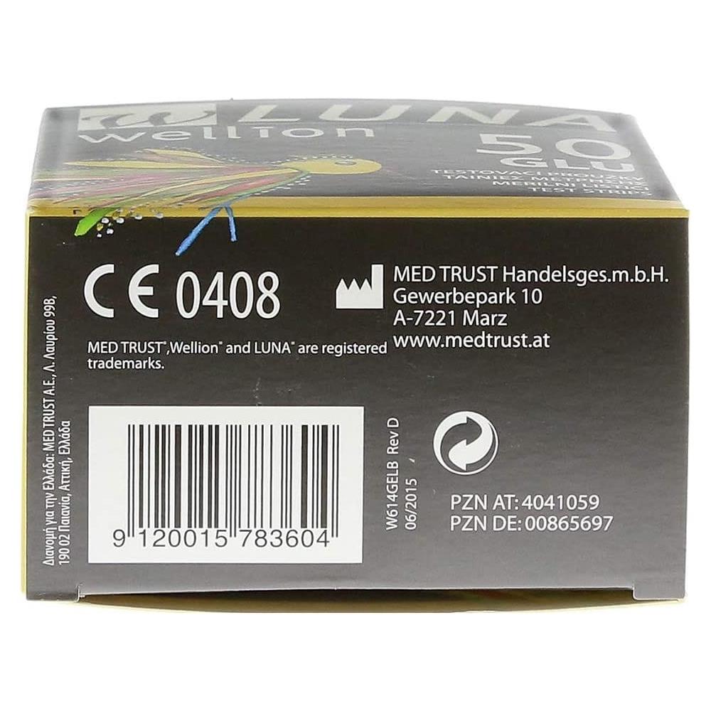 Wellion Luna 50 Strips Strisce per Misurazione Glicemia - Foto 2