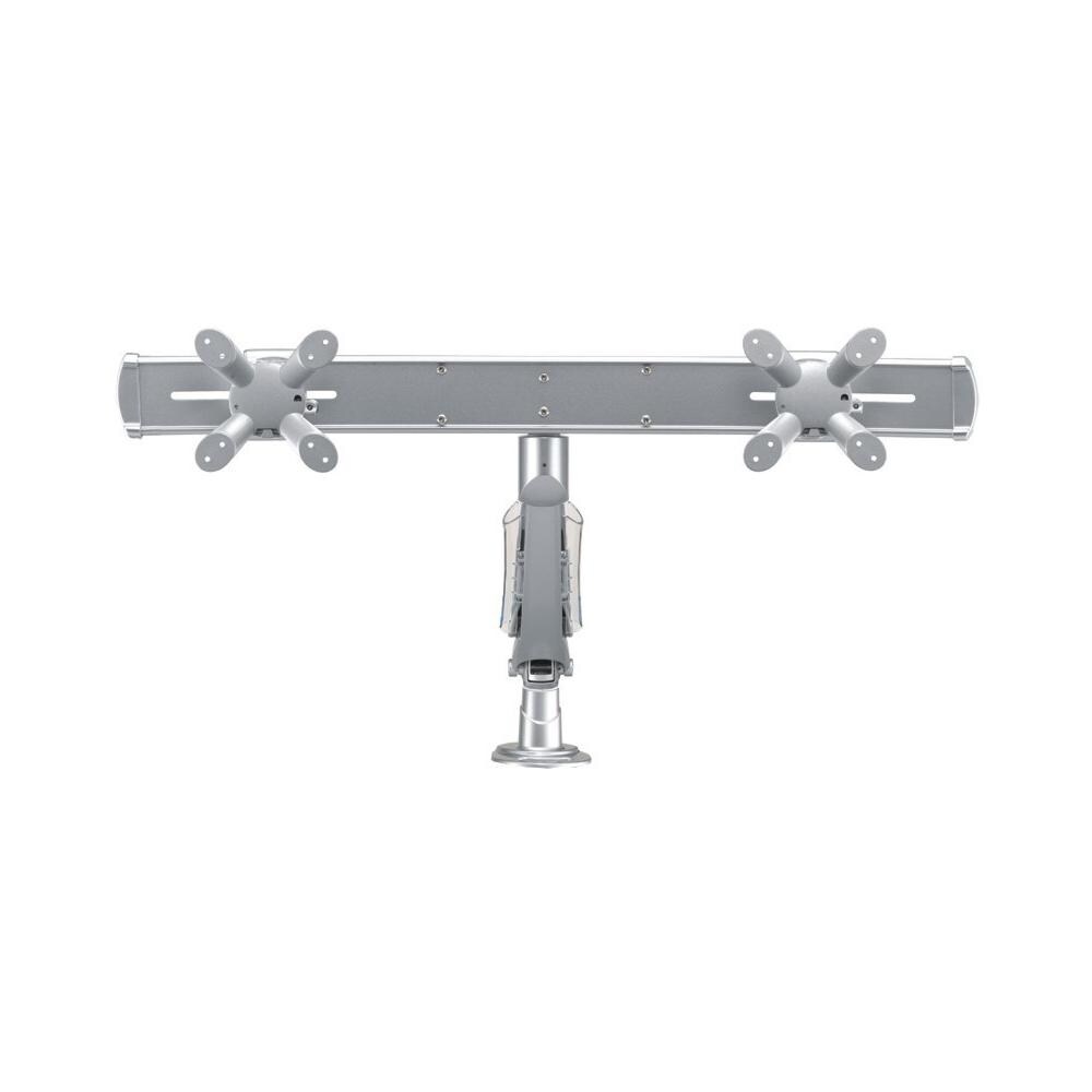 Desk Mount Dual 10-24in Gas Sil Grm. Max 15kg. Vesa75x75to100x100mm - Foto 3