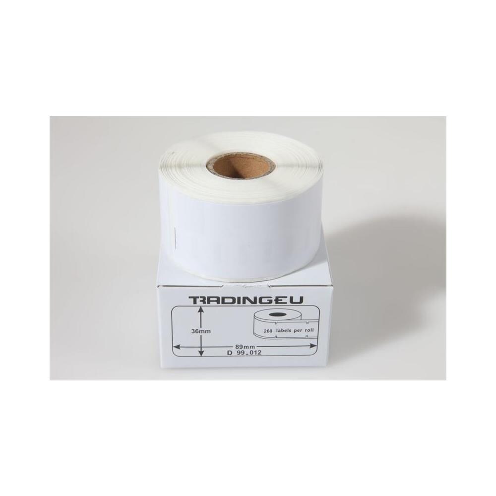 1x Etichetta Compatibile Con Dymo 99012 36 X 89 Mm 260 Etichette Per Bobina / Seiko Slp-2rle 36 X 89 Mm 260 Per Rotolo Di Etichette (1x) - Foto 2