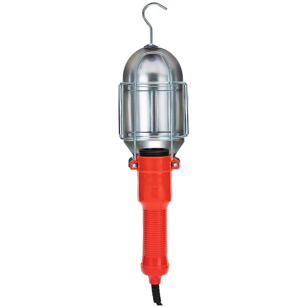 Lampada Da Lavoro Con Cavo Pvc 10 Mt E Gabbia Metallica Workshop - Foto 2