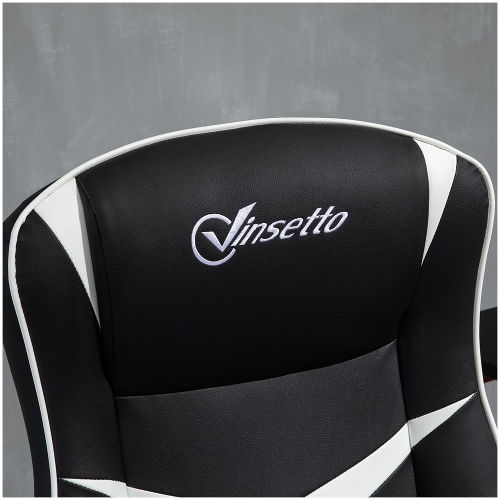 Sedia Poltrona Gaming Da Ufficio, Altezza Regolabile E Braccioli Pieghevoli - Foto 2