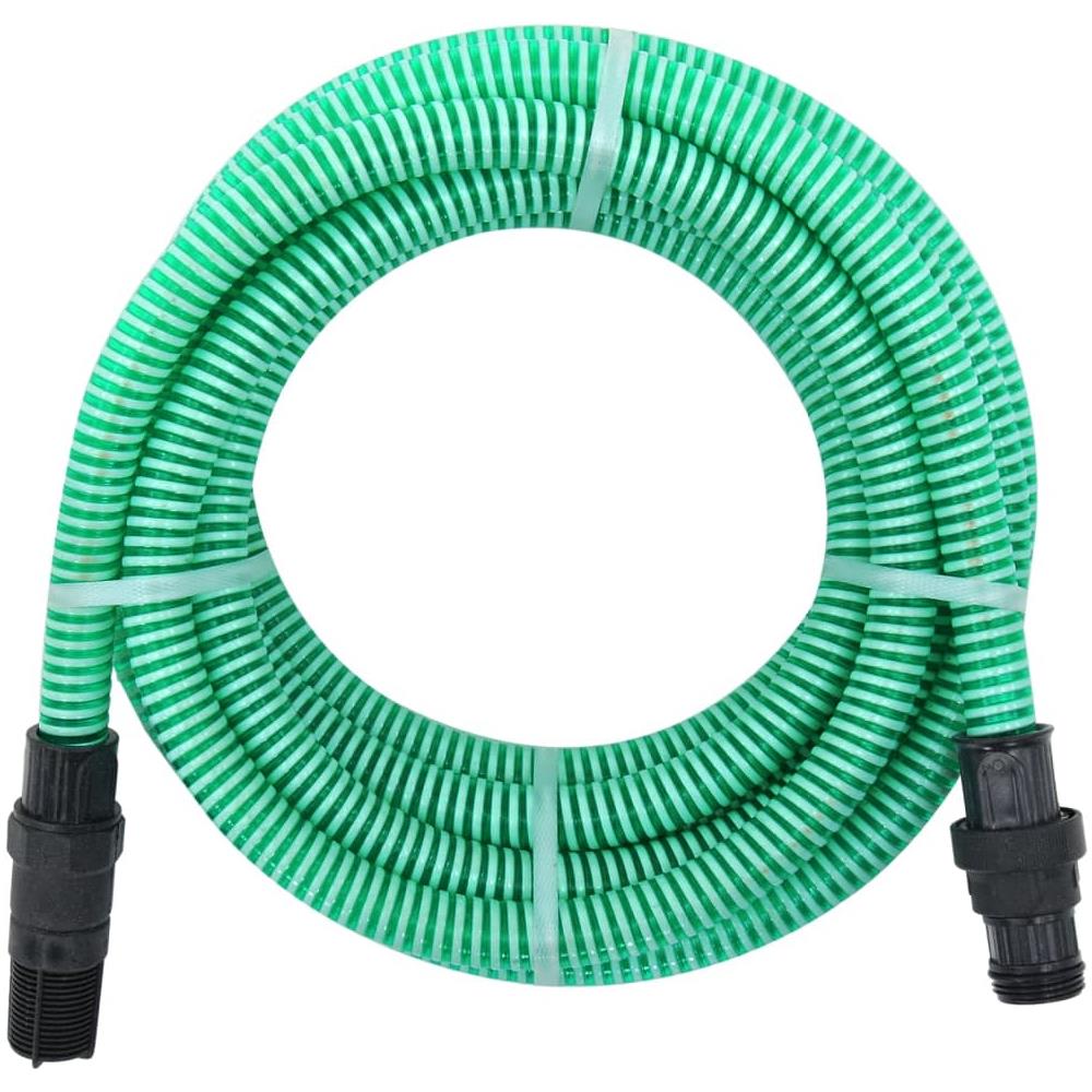 Tubo di Aspirazione con Connettori in PVC 4 m 22 mm Verde - Foto 1